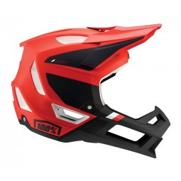 Kask full face 100% TRAJECTA Helmet w/Fidlock Cargo Fluo Red roz. L (58-61 cm) (NEW)