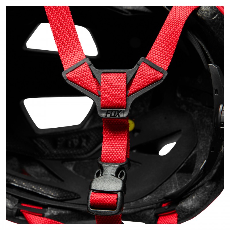 KASK ROWEROWY FOX JUNIOR MAINFRAME FLO RED