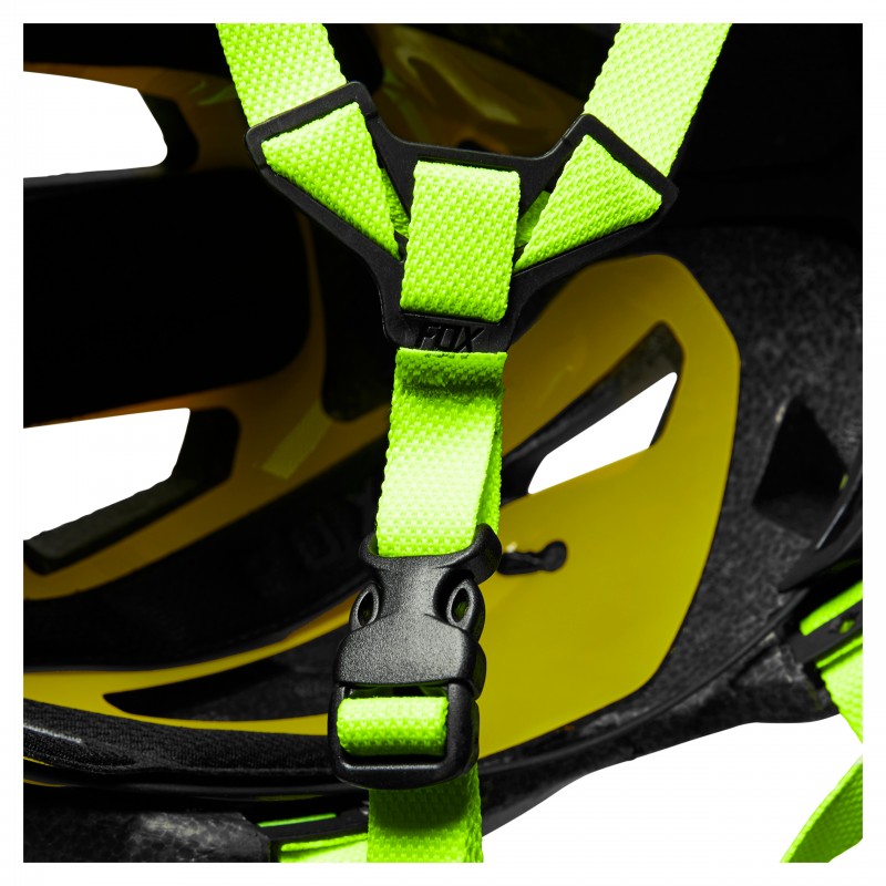 KASK ROWEROWY FOX JUNIOR MAINFRAME FLO YELLOW