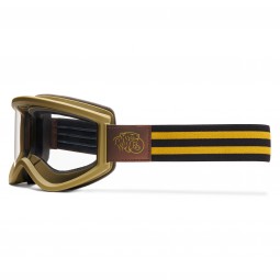 GOGLE BROGER MONTANA GREEN MATT/ORANGE/SILVER