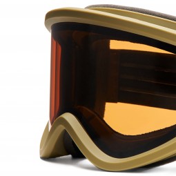 GOGLE BROGER MONTANA GREEN MATT/ORANGE/SILVER