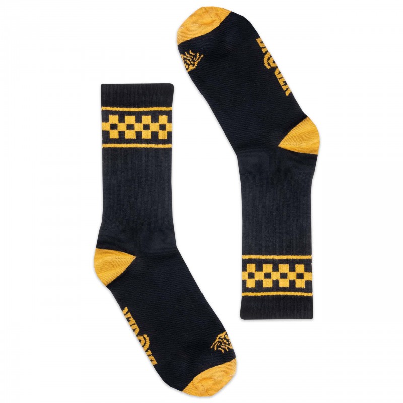 SKARPETY BROGER BLACK/GOLD
