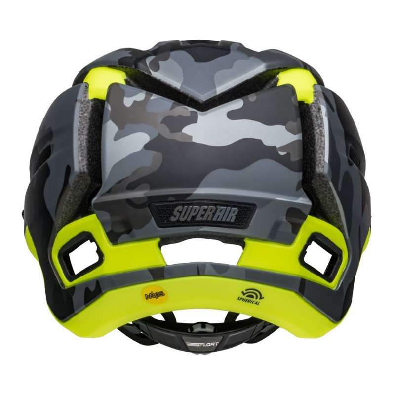 Kask full face BELL SUPER AIR MIPS SPHERICAL matte camo hi-viz roz. M (55–59 cm)