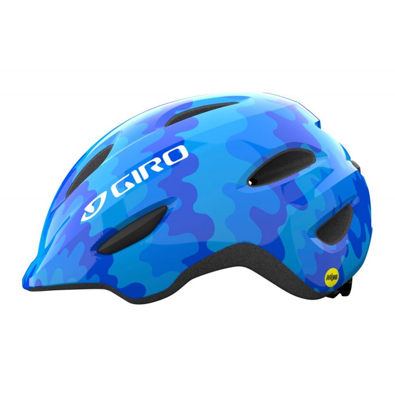 Kask dziecięcy GIRO SCAMP INTEGRATED MIPS blue splash roz. S (49-53 cm) (DWZ)