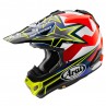 KASK ARAI MX-V STARS AND STRIPES FLUOR YELLOW