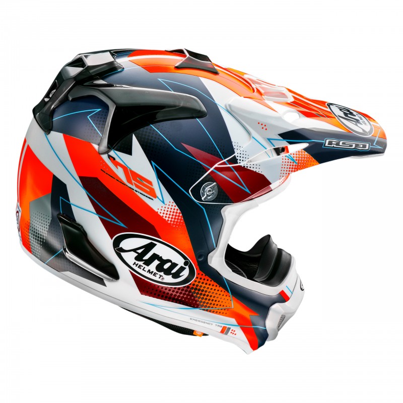 KASK ARAI MX-V RESOLUTE RED