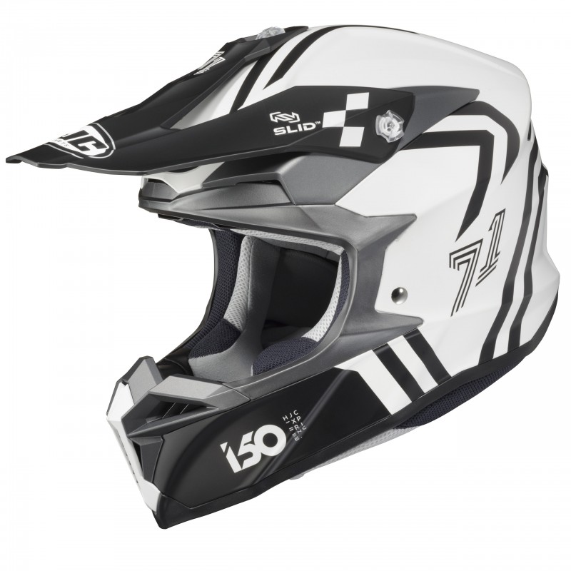 KASK HJC I50 HEX BLACK/WHITE