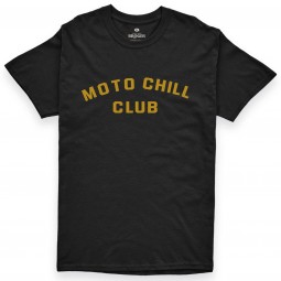 T-SHIRT BROGER MOTO CHILL CLUB BLACK