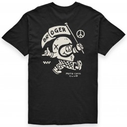 T-SHIRT BROGER RACER BLACK