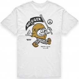 T-SHIRT BROGER RACER WHITE