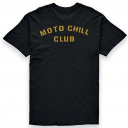 T-SHIRT BROGER MOTO CHILL CLUB BLACK