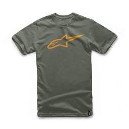 T-SHIRT ALPINESTARS AGELESS CLASSIC MILITARY ORANGE