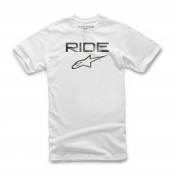 T-SHIRT ALPINESTARS RIDE 2.0 CAMO WHITE