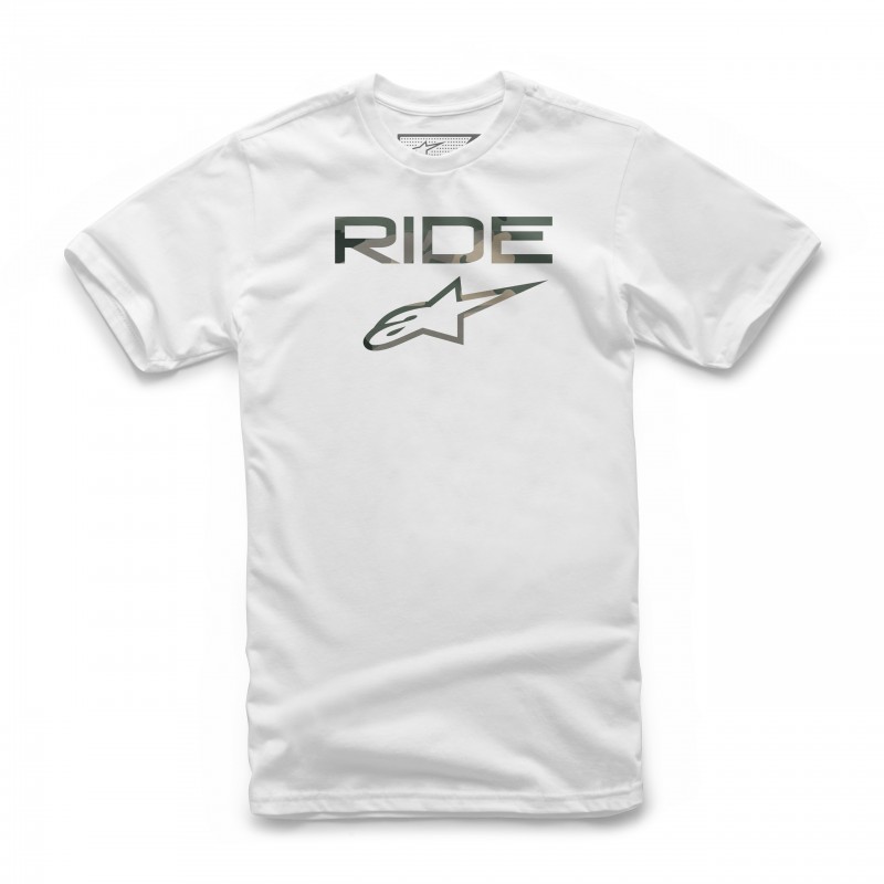 T-SHIRT ALPINESTARS RIDE 2.0 CAMO WHITE