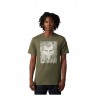 T-SHIRT FOX AUXLRY TECH OLIVE GREEN