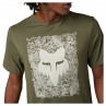 T-SHIRT FOX AUXLRY TECH OLIVE GREEN