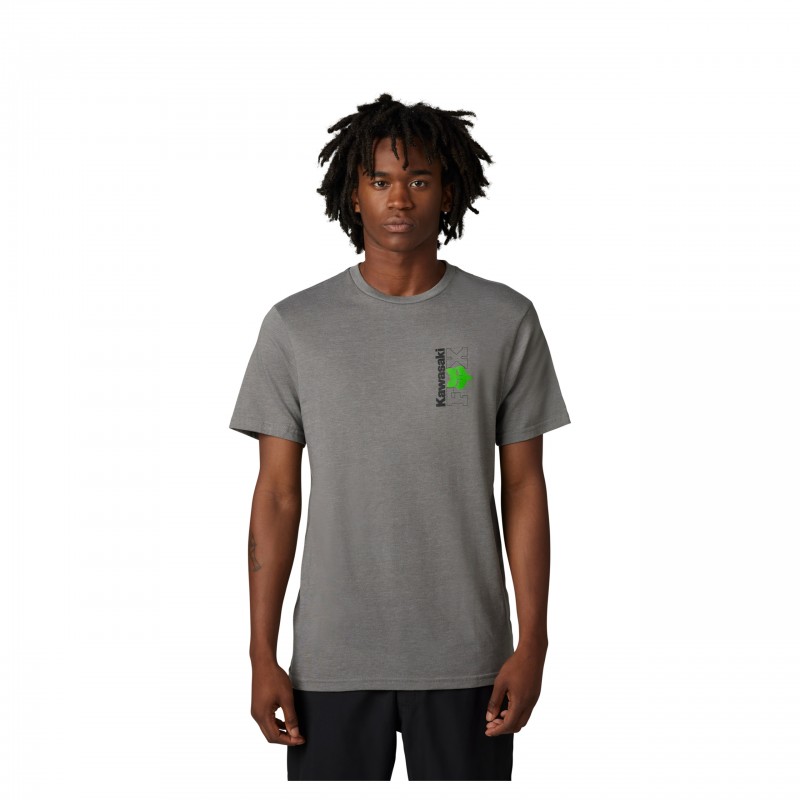 T-SHIRT FOX FOX X KAWI II HEATHER GRAPHITE