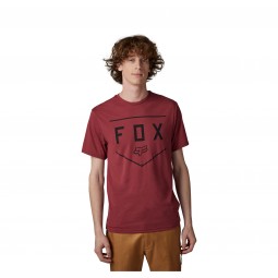 T-SHIRT FOX SHIELD TECH SCARLET