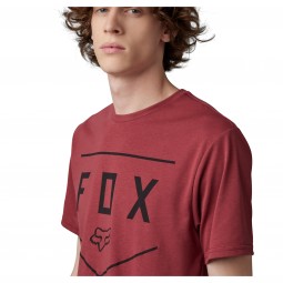 T-SHIRT FOX SHIELD TECH SCARLET