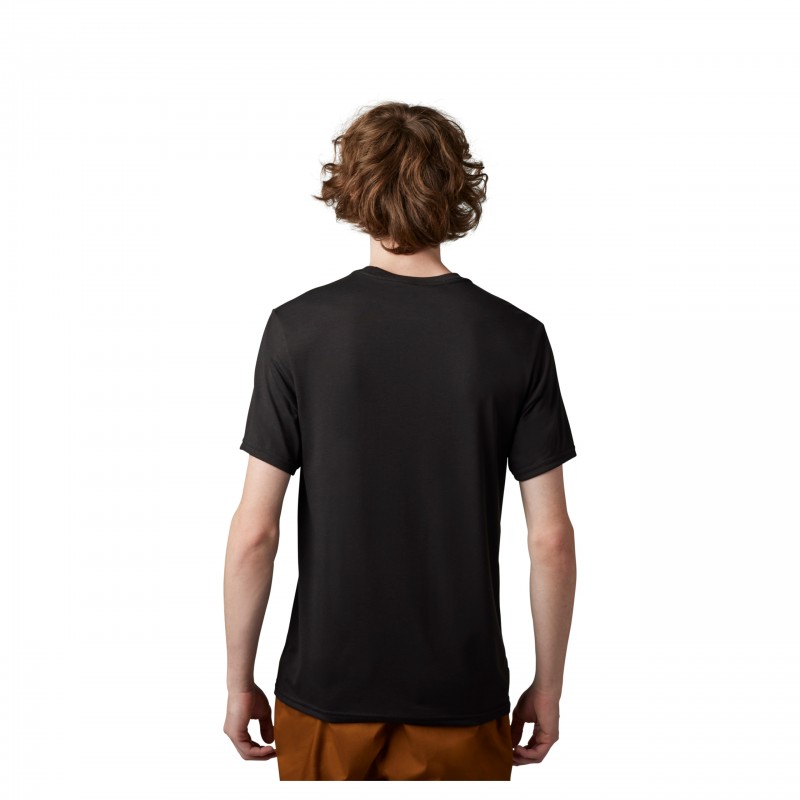 T-SHIRT FOX TURNOUT TECH BLACK