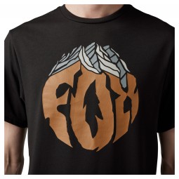 T-SHIRT FOX TURNOUT TECH BLACK