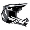 Kask full face 100% TRAJECTA Helmet black white roz. XL (61-64 cm)