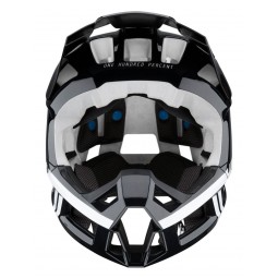 Kask full face 100% TRAJECTA Helmet black white roz. XL (61-64 cm)