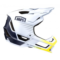 Kask full face 100% TRAJECTA Helmet White Navy roz. L (58-61 cm) (DWZ)