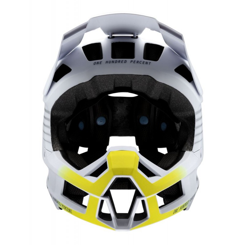 Kask full face 100% TRAJECTA Helmet White Navy roz. L (58-61 cm) (DWZ)