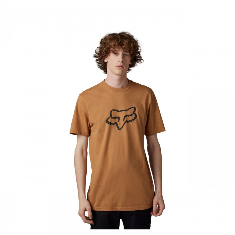 T-SHIRT FOX LEGACY FOX HEAD COGNAC