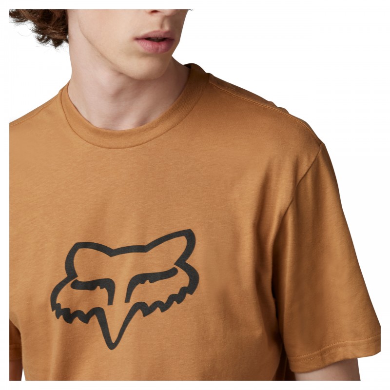 T-SHIRT FOX LEGACY FOX HEAD COGNAC