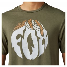 T-SHIRT FOX TURNOUT TECH OLIVE GREEN