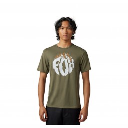 T-SHIRT FOX TURNOUT TECH OLIVE GREEN