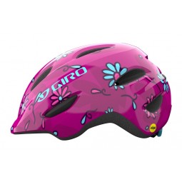 Kask dziecięcy GIRO SCAMP INTEGRATED MIPS pink street daisies roz. S (49-53 cm) (DWZ)