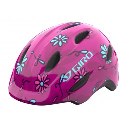 Kask dziecięcy GIRO SCAMP INTEGRATED MIPS pink street daisies roz. S (49-53 cm) (DWZ)