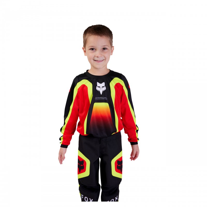 SPODNIE FOX KIDS 180 BALLAST BLACK/RED