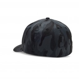 CZAPKA Z DASZKIEM FOX FOX HEAD TECH FLEXFIT BLACK CAMO