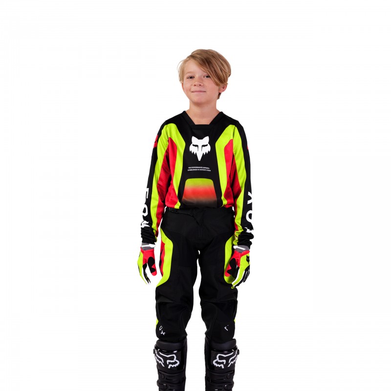 BLUZA FOX JUNIOR 180 BALLAST BLACK/RED