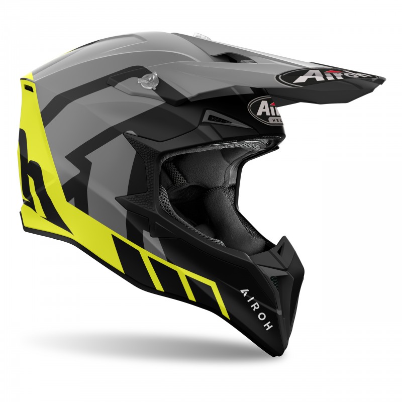 KASK AIROH WRAAAP RELOADED YELLOW MATT