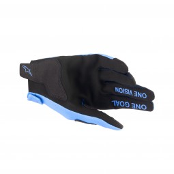 RĘKAWICE ALPINESTARS JUNIOR RADAR LIGHT BLUE BLACK
