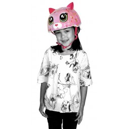 Kask dziecięcy juniorski C-PREME ASTRO CAT pink roz. XS TODDLER FS 3+ (48-52 cm) (NEW)