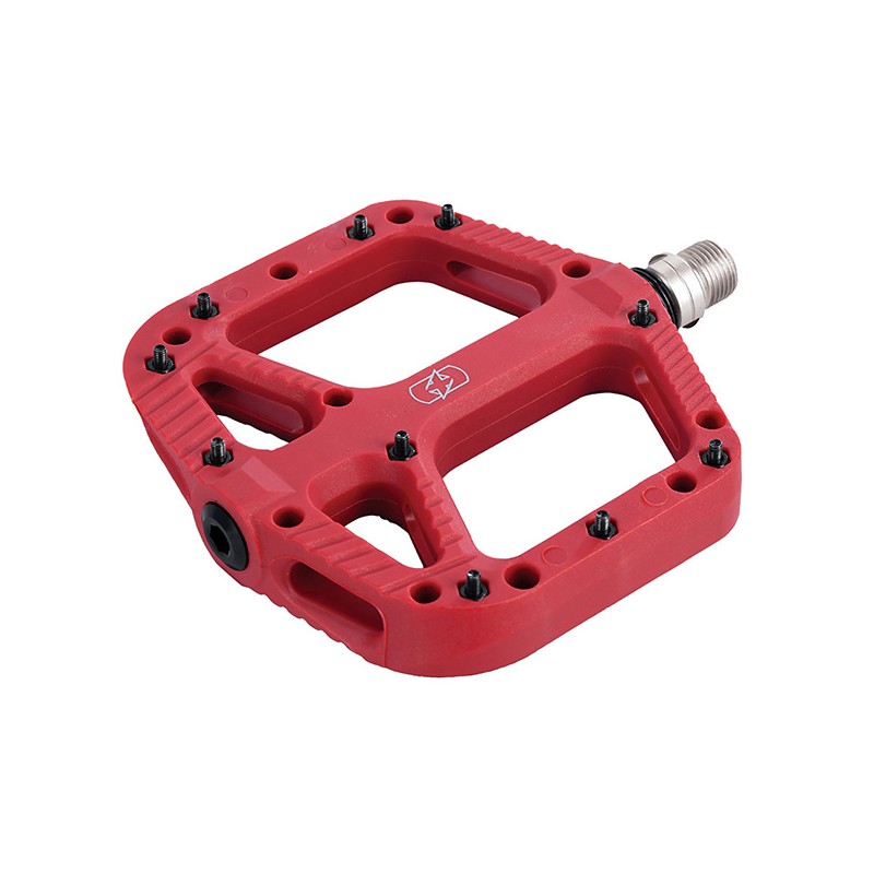 OXC Pedały Loam 20 Nylon Flat Red