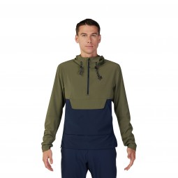 KURTKA PRZECIWDESZCZOWA FOX RANGER WIND PULLOVER OLIVE GREEN