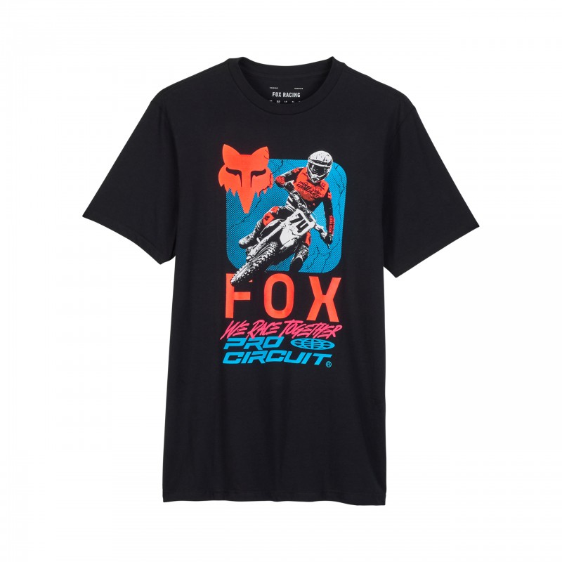 T-SHIRT FOX X PRO CIRCUIT PREM SS TEE BLACK