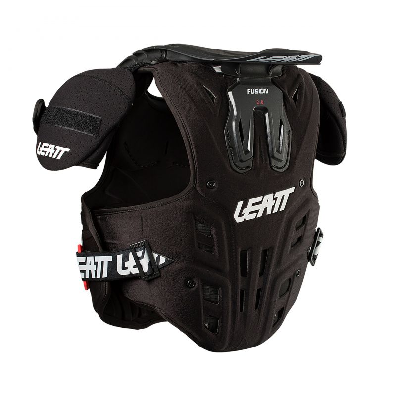 BUZER LEATT FUSION VEST 2.0 JUNIOR BLACK (150-165CM)