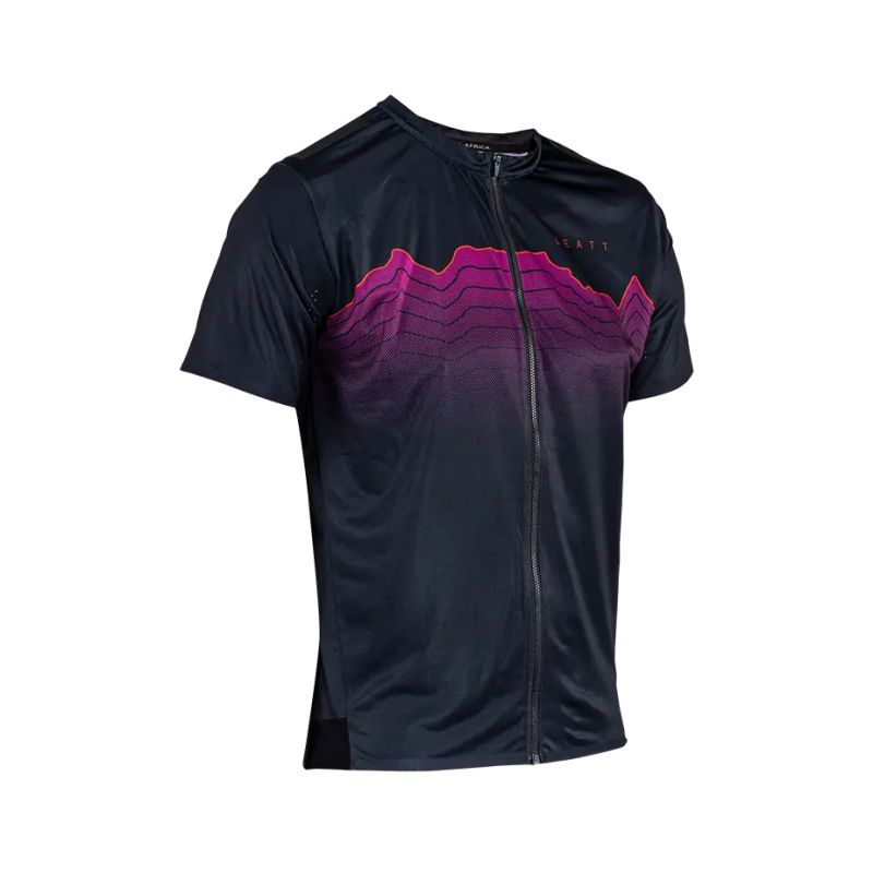 LEATT NOWOŚĆ KOSZULKA ROWEROWA MTB TRAIL 3.0 JERSEY BLACK KOLOR CZARNY ROZMIAR XL