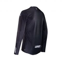 LEATT NOWOŚĆ KOSZULKA ROWEROWA (DZIECIĘCA) MTB GRAVITY 4.0 JUNIOR JERSEY BLACK KOLOR CZARNY ROZMIAR M (130-140cm)