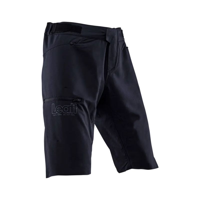 LEATT NOWOŚĆ SPODENKI ROWEROWE MTB ENDURO 1.0 SHORTS BLACK KOLOR CZARNY ROZMIAR S