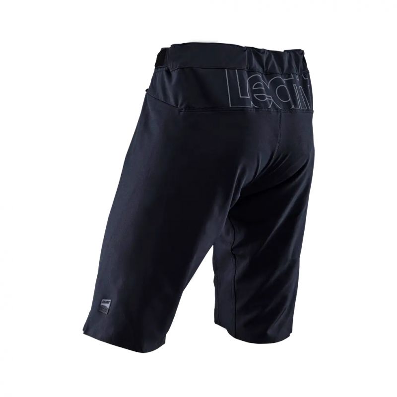 LEATT NOWOŚĆ SPODENKI ROWEROWE MTB ENDURO 1.0 SHORTS BLACK KOLOR CZARNY ROZMIAR S