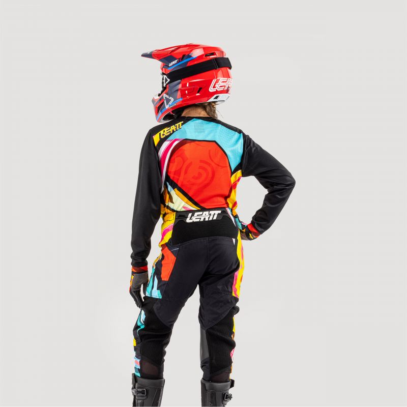 ZESTAW OFFROADOWY (BLUZA I SPODNIE) LEATT RIDE KIT 3.5 JUNIOR CARNIVAL XXS/EU100/110CM